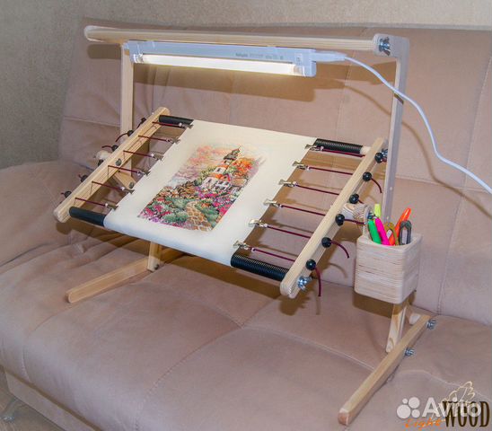 Станок для вышивания диванный со светильником купить в Мелеузе | Хобби ...