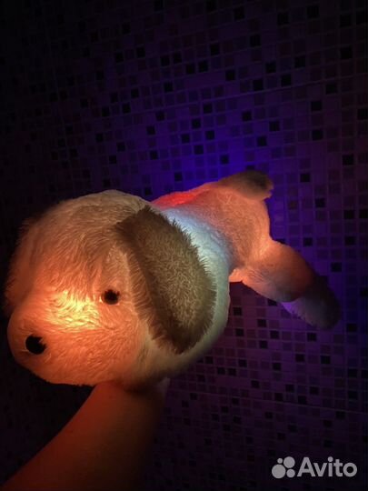 Собака-ночник мягкая антистресс