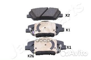 Колодки тормозные дисковые передн KIA Sorento 2.0