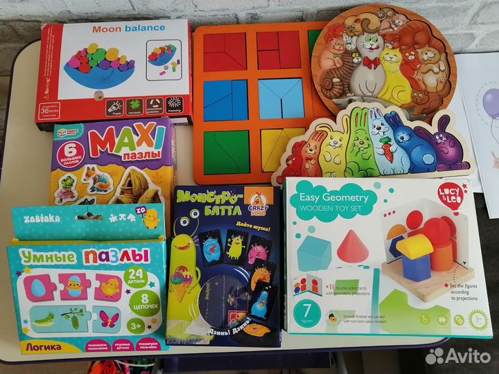 Развивающие игрушки пакетом