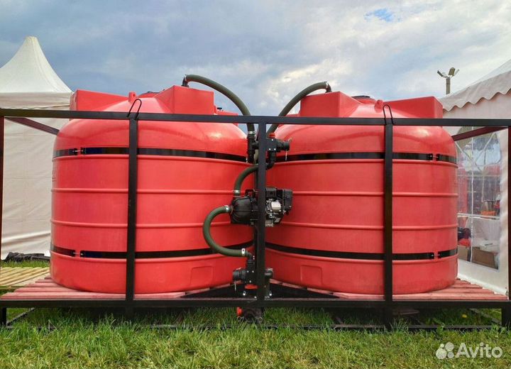 Кассета 10000л для кас/жку с мотопомпой