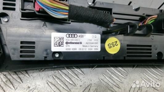 Блок управления печки и климат-контроля audi A6 C7 (DEA25OV01)