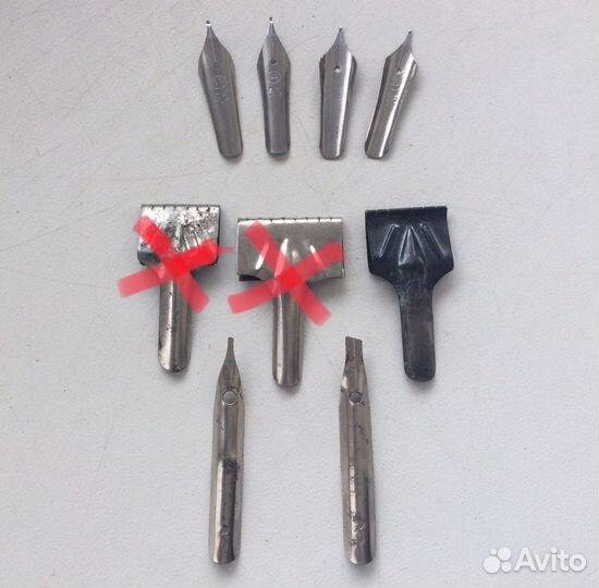 Перья плакатные и для ручек СССР