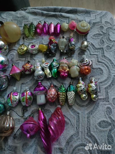 Елочные игрушки СССР советские