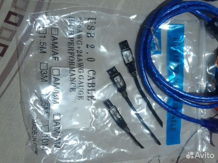 Кабель удлинитель USB