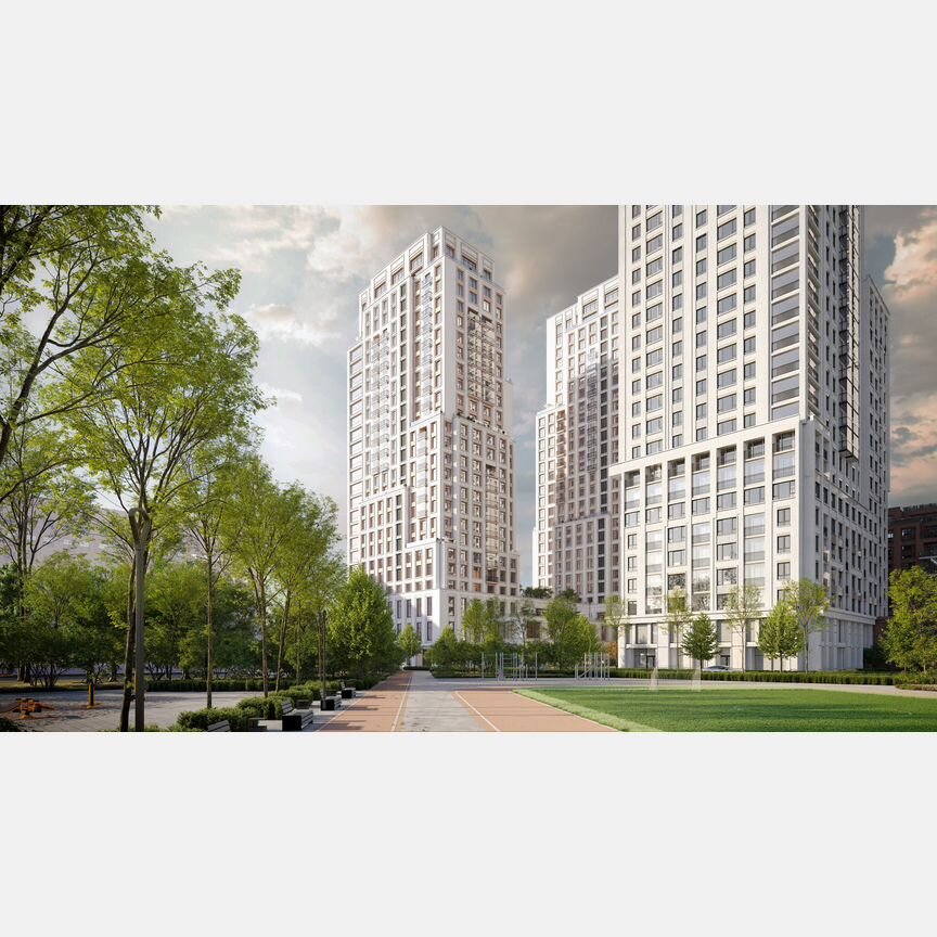 2-к. квартира, 87,1 м², 13/27 эт.