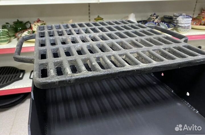 Чугунная решетка гриль