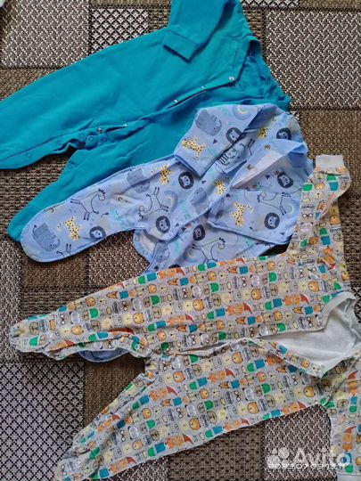 Детские теплые вещи пакетом осень - зима 62-80