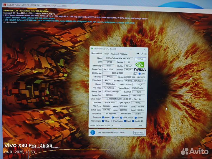 Видеокарта gtx 1060 3gb