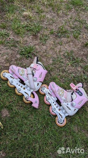 Роликовые коньки детские раздвижные