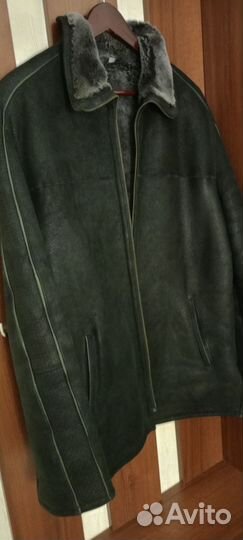 Дубленка замшевая натуральная мужская