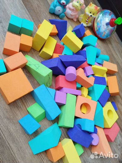 Игрушки мягкий конструктор