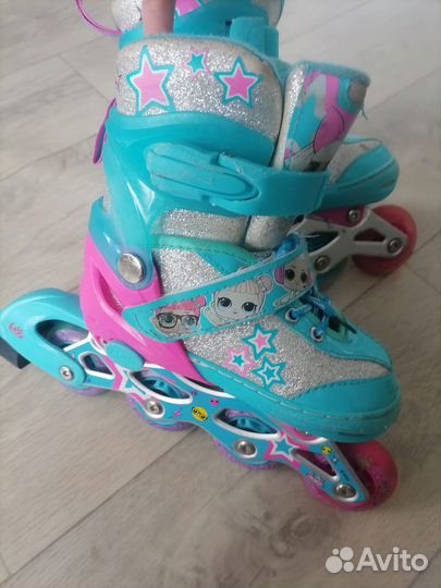 Роликовые коньки детские LOL