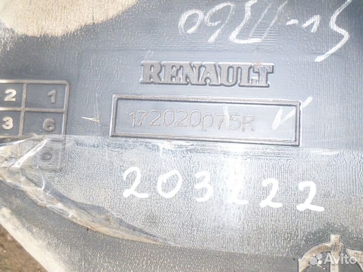 Бак топливный (Renault Fluence, Renault Megane)