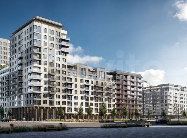 1-к. квартира, 49,4 м², 11/17 эт.