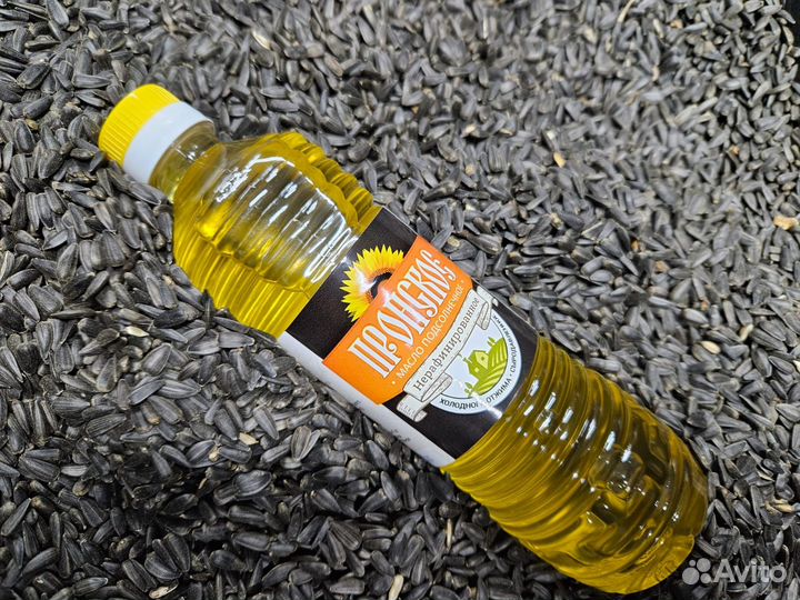 Масло подсолнечное нерафинированное, сыродавленное