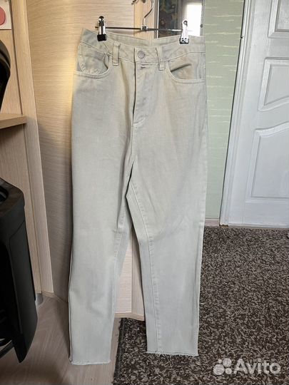 Женские джинсы светлые прямые