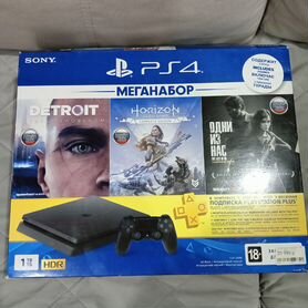 Игровая приставка ps4 slim 1tb