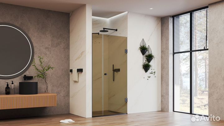 Стеклянная душевая кабина / Стеклянная перегородка