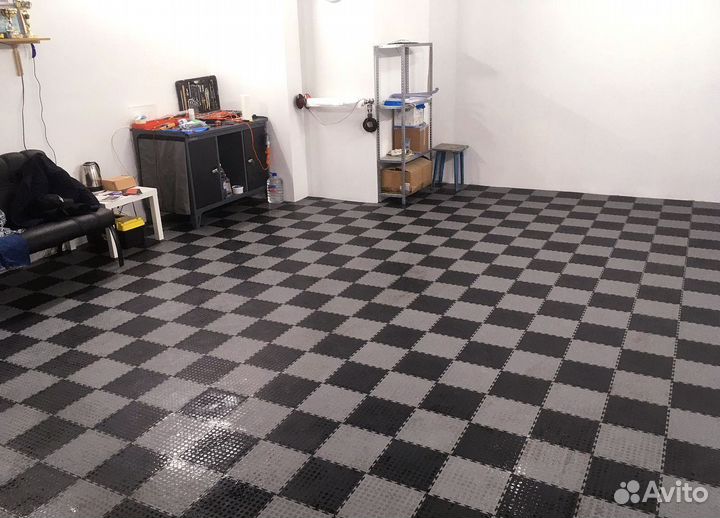 Пвх плитка для гаража купить