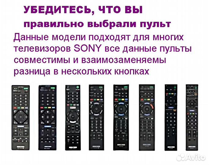 Пульт для телевизора Sony RM-ED053