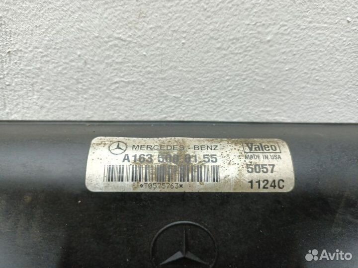 Вентилятор радиатора кондиционера Mercedes Ml W163