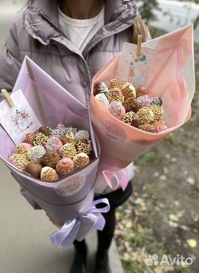 Клубничный букет с доставкой