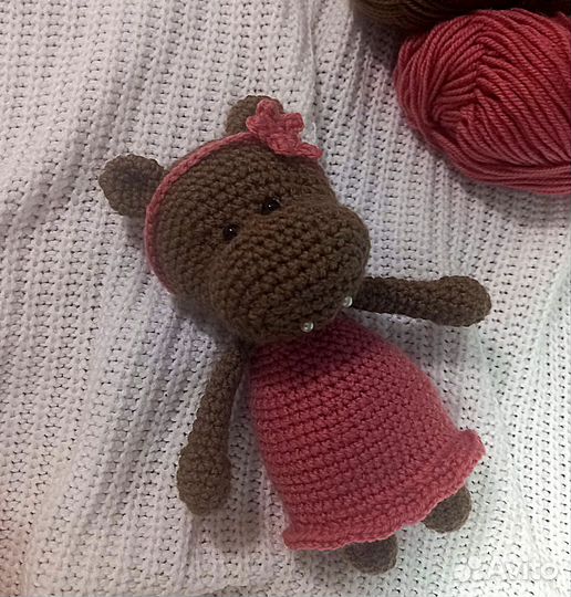 Игрушка бегемот