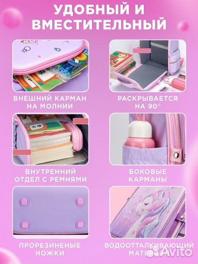 Рюкзак школьный ортопедический для девочки