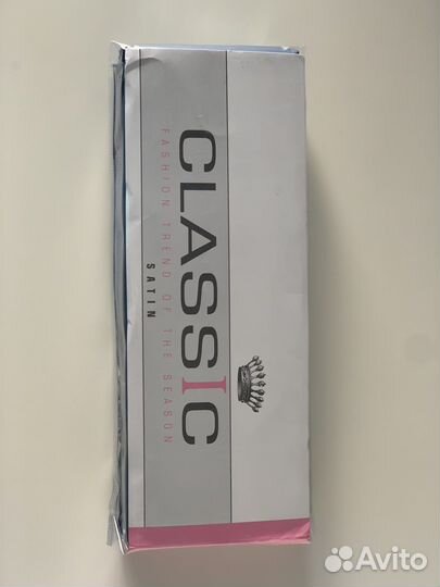 Простыня на резинке сатин 160х200