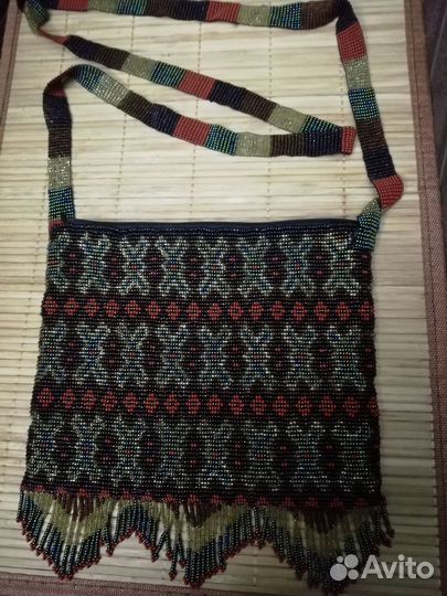 Сумка из бисера ручной работы