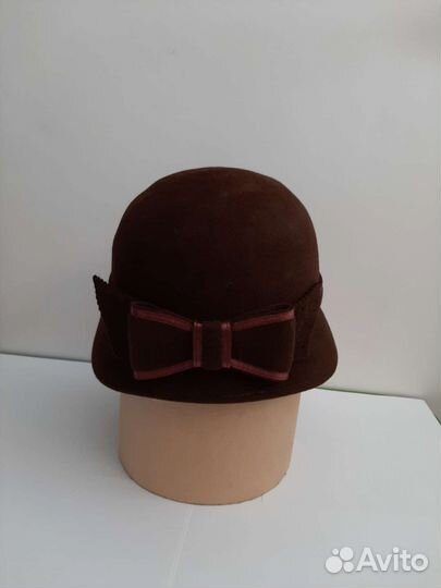 Шляпа фетровая женская- 56-57р, состояние отлич