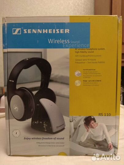 Беспроводные наушники новые Sennheiser RS-110