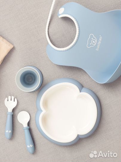 Набор для кормления BabyBjorn 070067 powder blue