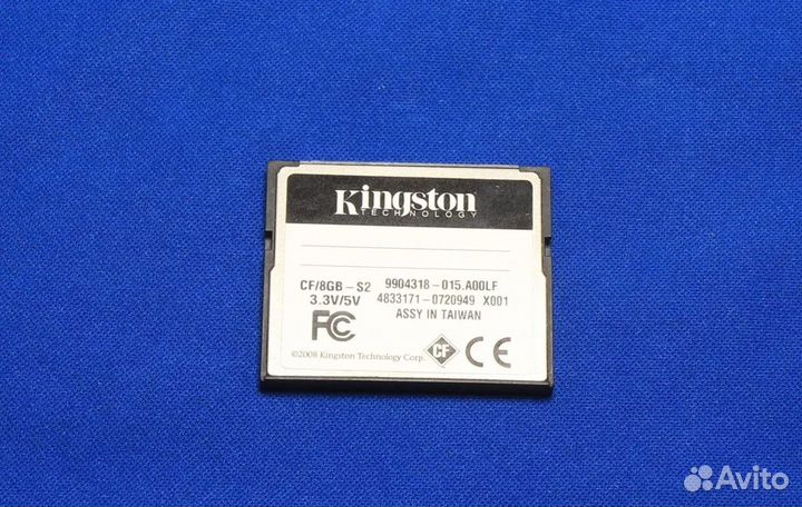Kingston 8GB Elite Pro Карта памяти CF