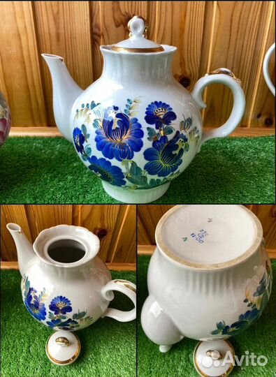 Фарфор СССР чайник заварник