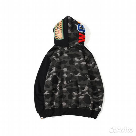 Худи с двойным капюшоном Bape