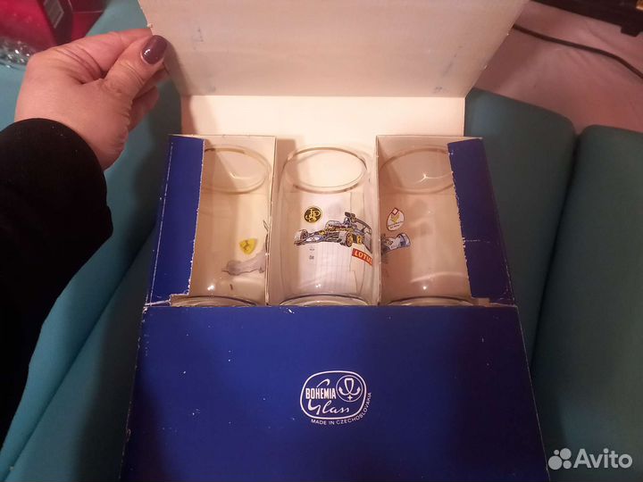 Новые Гоночные машины стаканы,богемия