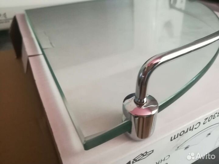 Новые угловые полки (стекло)