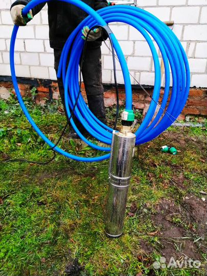 Ремонт и очистка скважин на воду Замена насоса