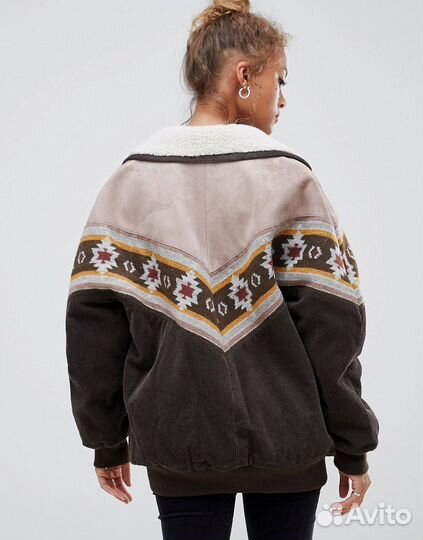 Куртка в винтажом стиле демисезонная pull&bear