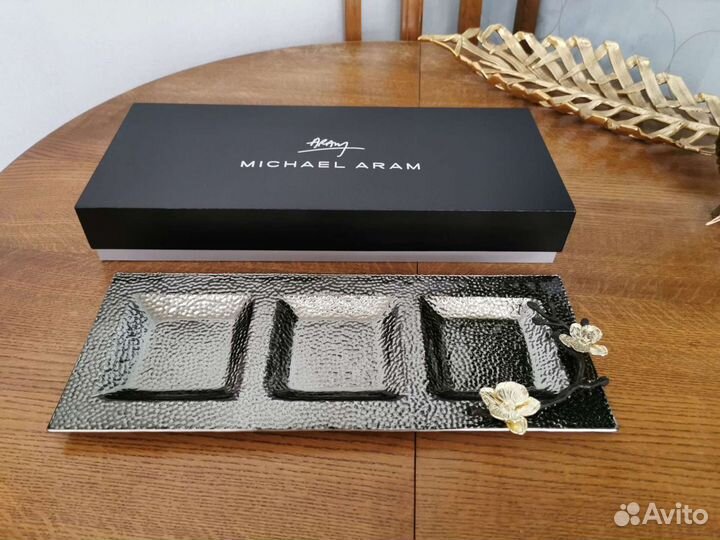 Менажница Michael Aram Золотая орхидея