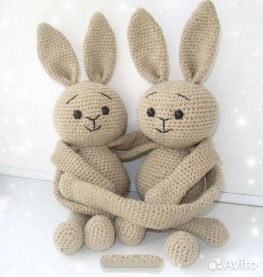 Заяц обнимашка ручной