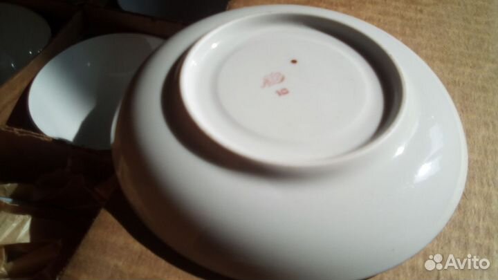 Набор чашек, чайная пара СССР (12 шт)