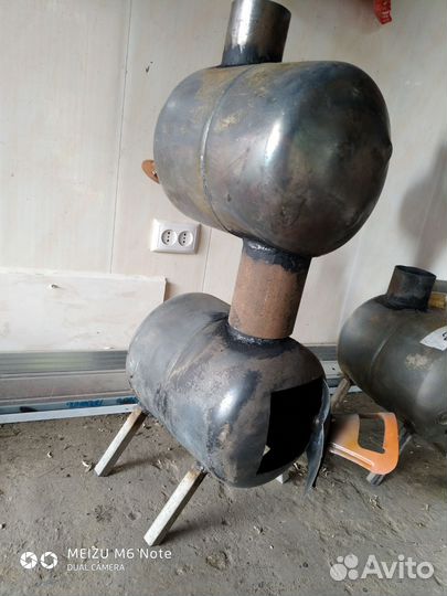 Печь из баллонов от фреона