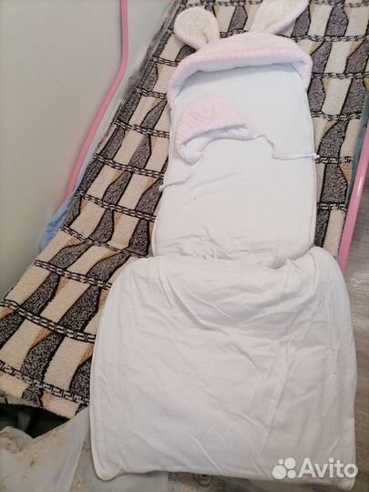 Конверт на выписку для девочки зима