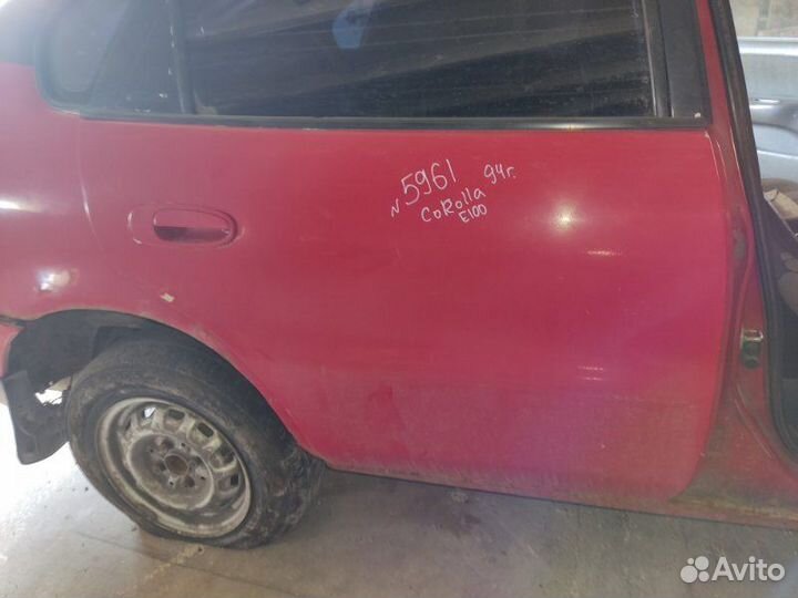 Дверь задняя правая Toyota Corolla (E100) хэтчбек