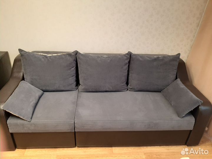 Диван и кресло бу