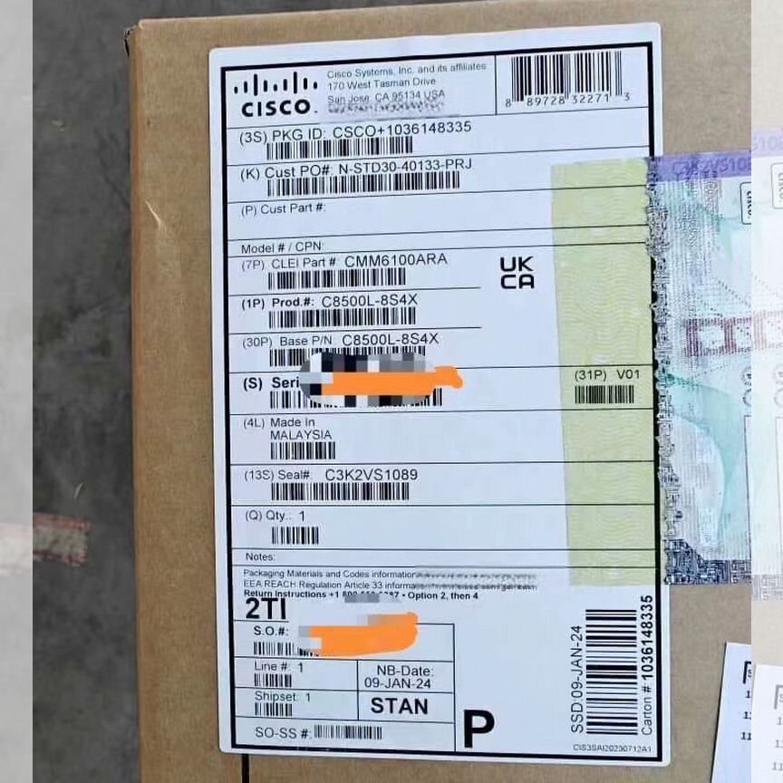 [C8500L-8S4X] Маршрутизатор Cisco C8500l-8s4x