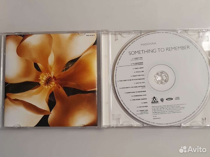 CD Madonna, Something to remember, 1995, License